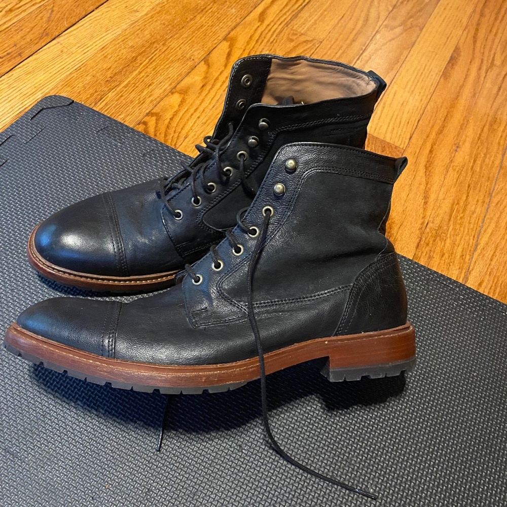 Trask Lowell Leather Boots